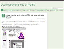 Tablet Screenshot of consultant-webdesigner.fr